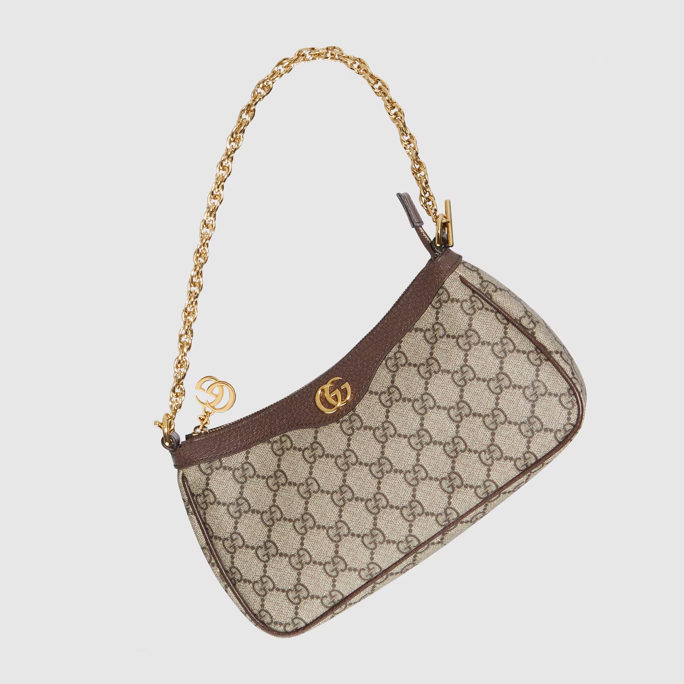 Ophidia Small Beige Dark Brown