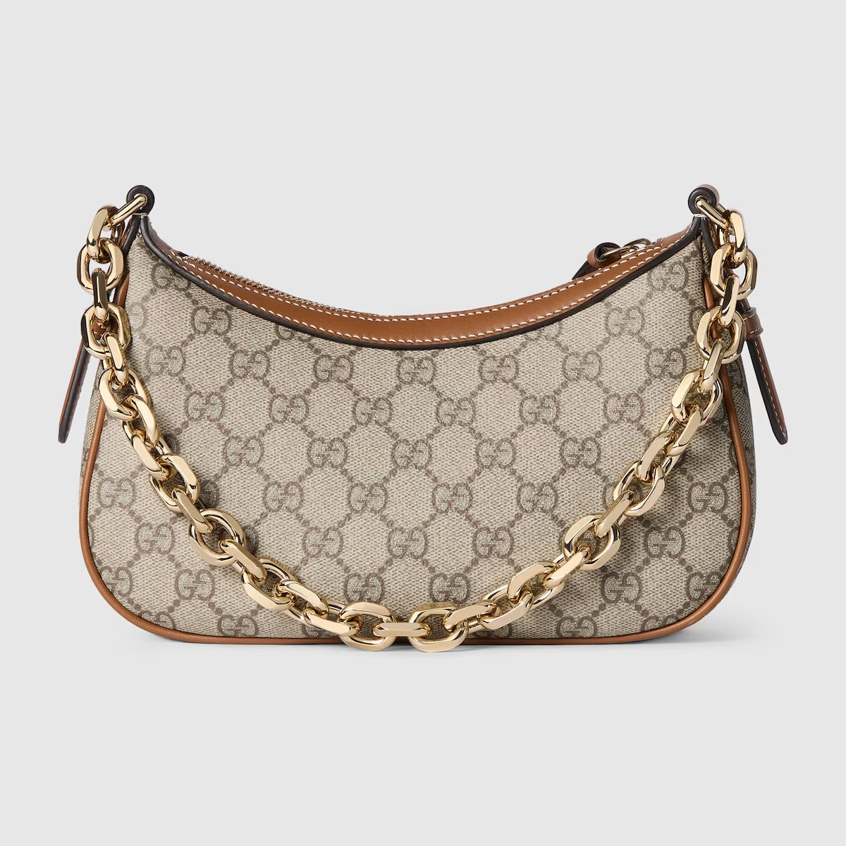 Emblem Small Beige Dark Brown