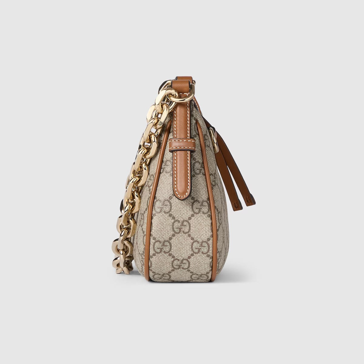 Emblem Small Beige Dark Brown