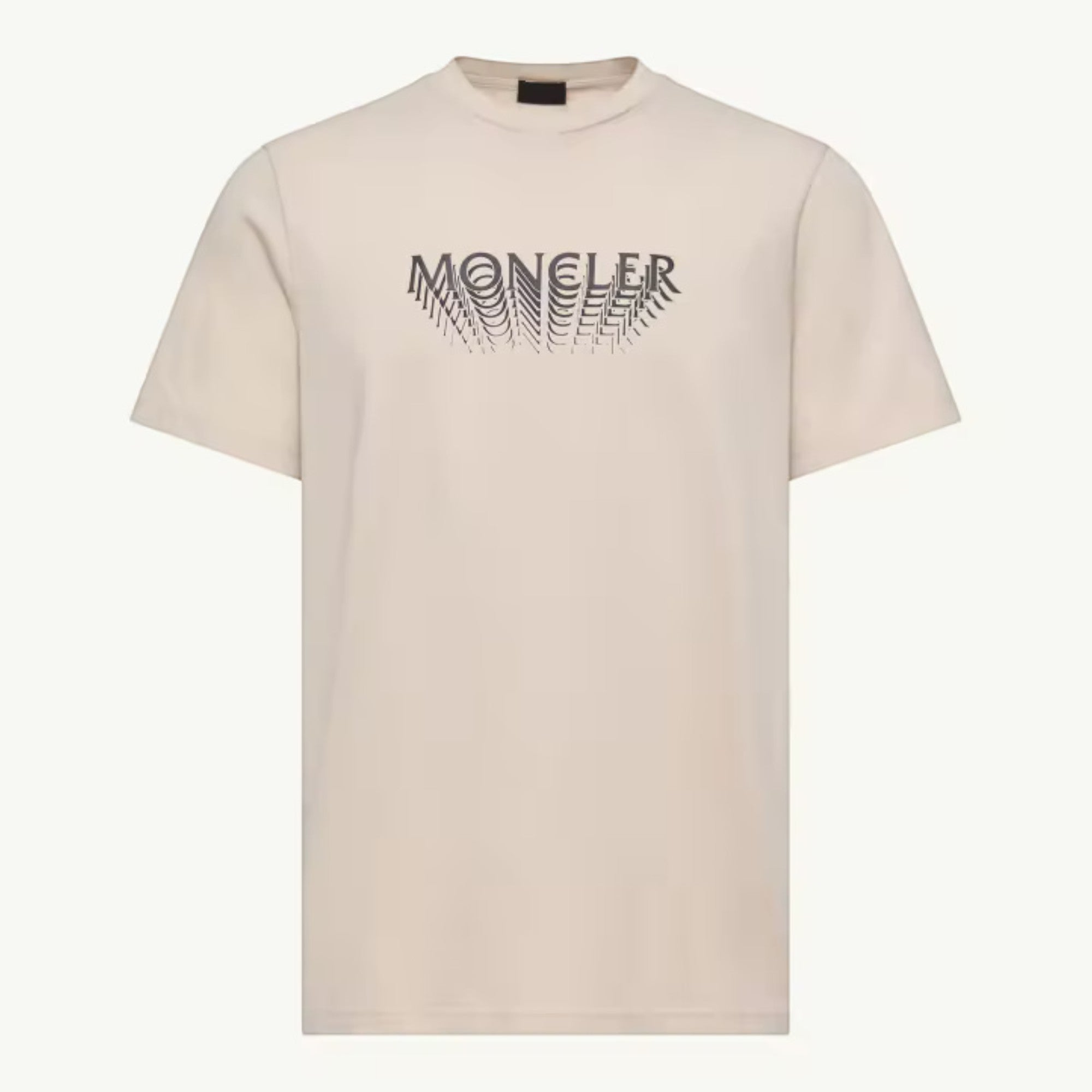 Logo Cotton Jersey T-Shirt Light Beige