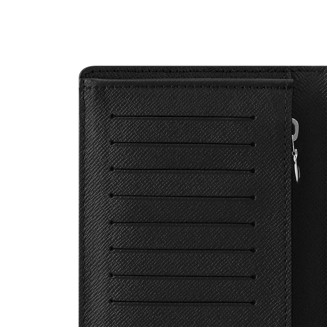 Louis Vuitton Brazza Wallet Monogram Eclipse Canvas