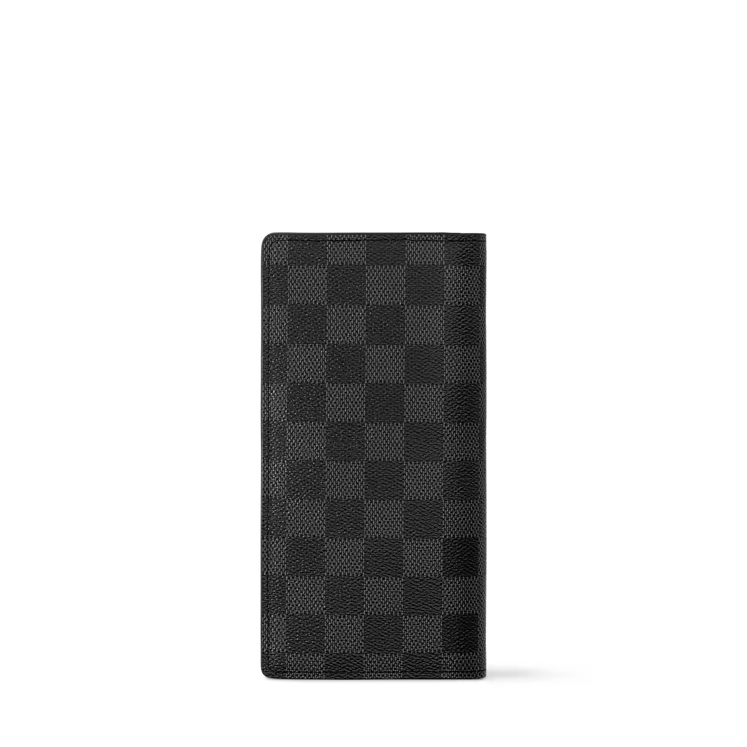 Louis Vuitton Brazza Wallet Damier Graphite Canvas