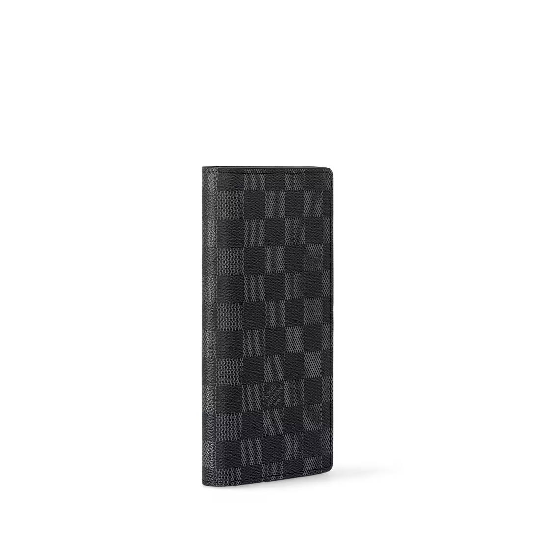 Louis Vuitton Brazza Wallet Damier Graphite Canvas