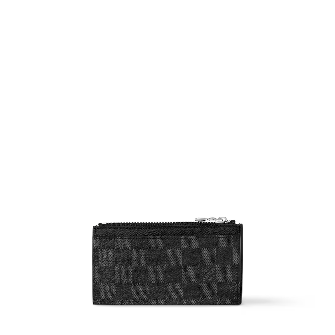 Louis Vuitton Coin Card Holder Damier Graphite Canvas