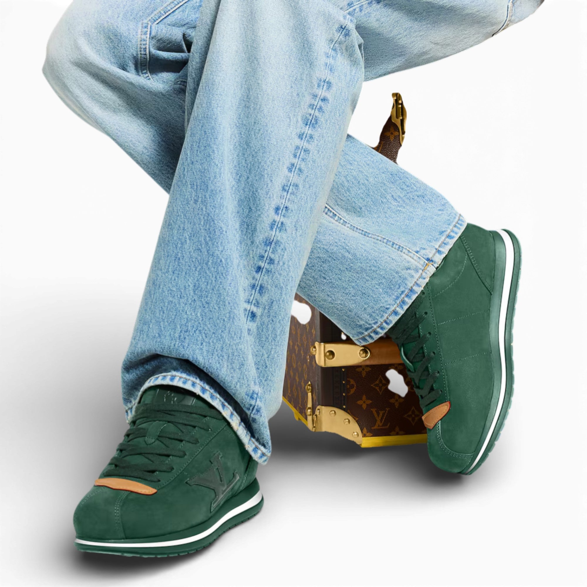 LV Buttersoft Sneaker Green
