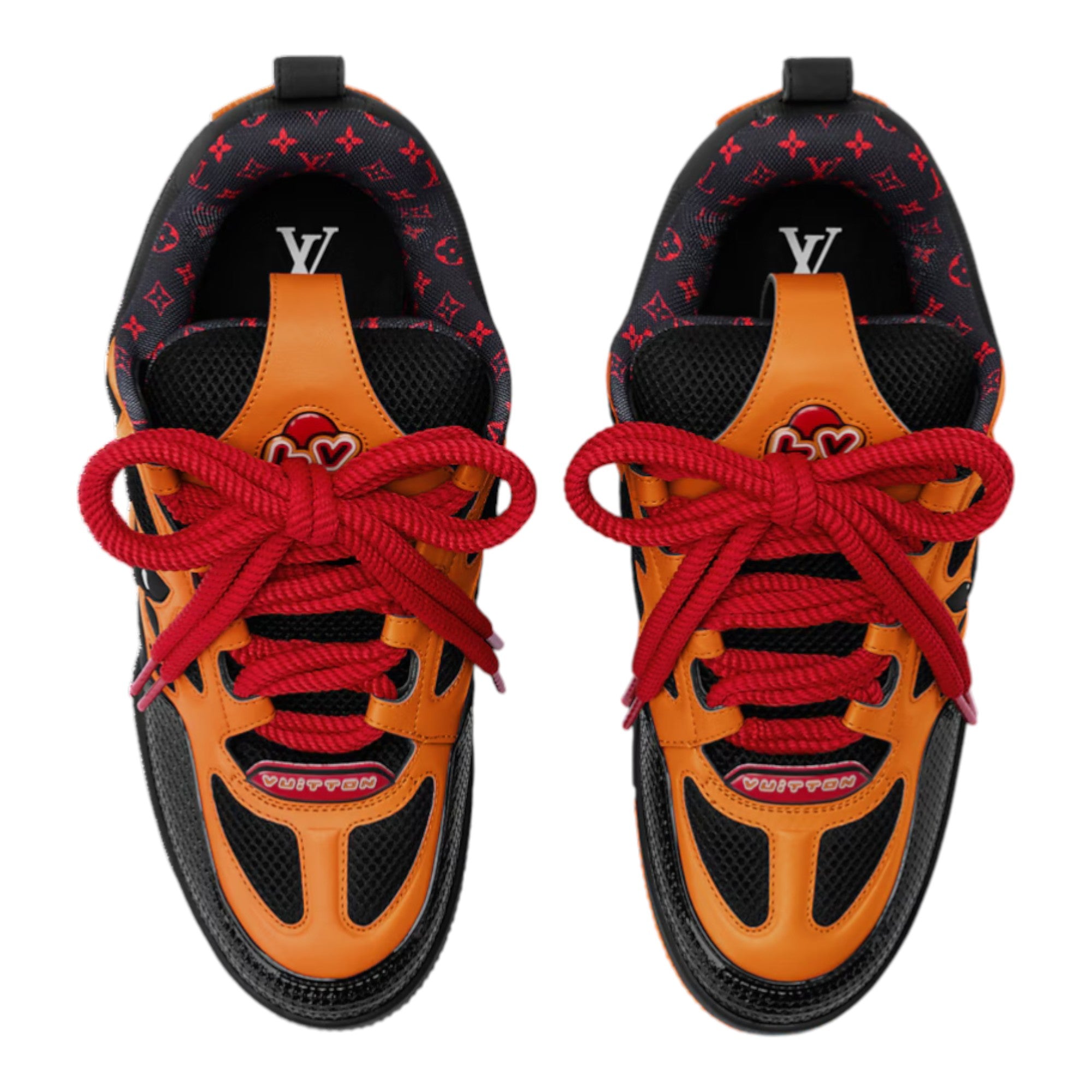LV Skate Sneaker Orange