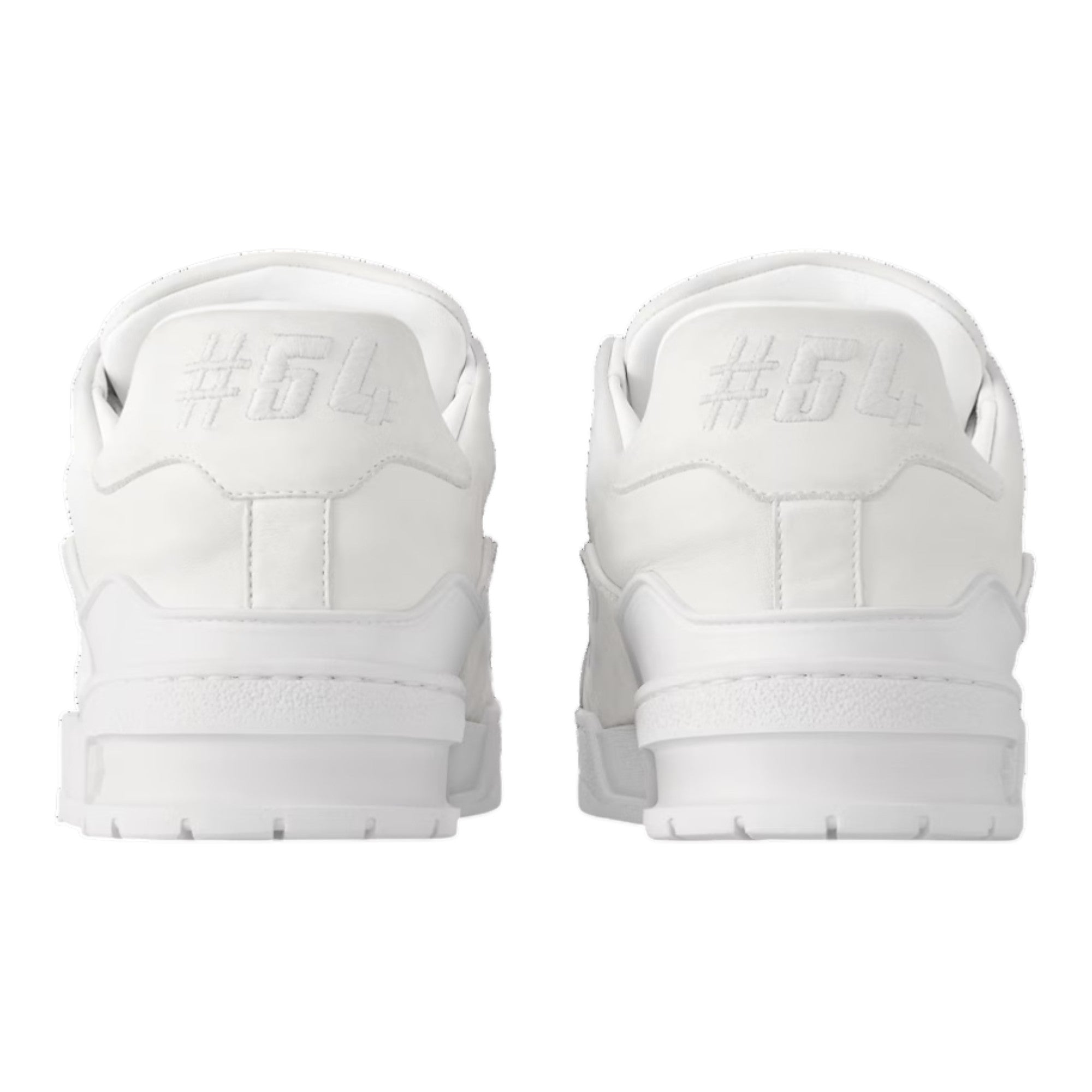 LV Trainer Distressed Sneaker White