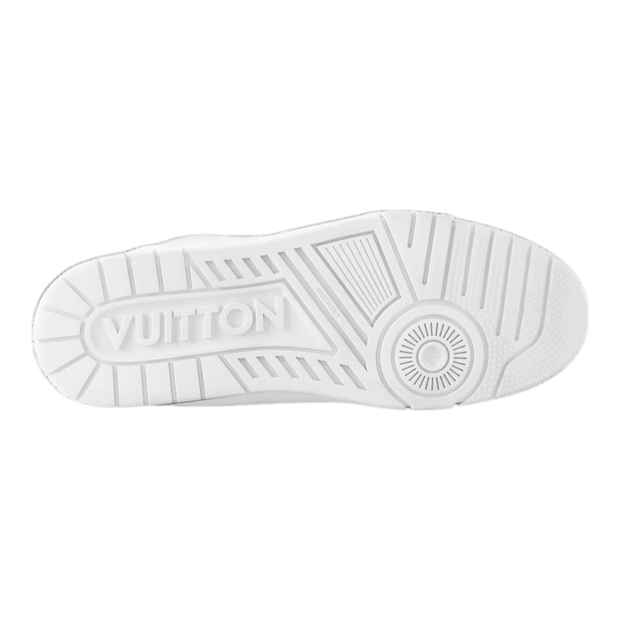 LV Trainer Distressed Sneaker White