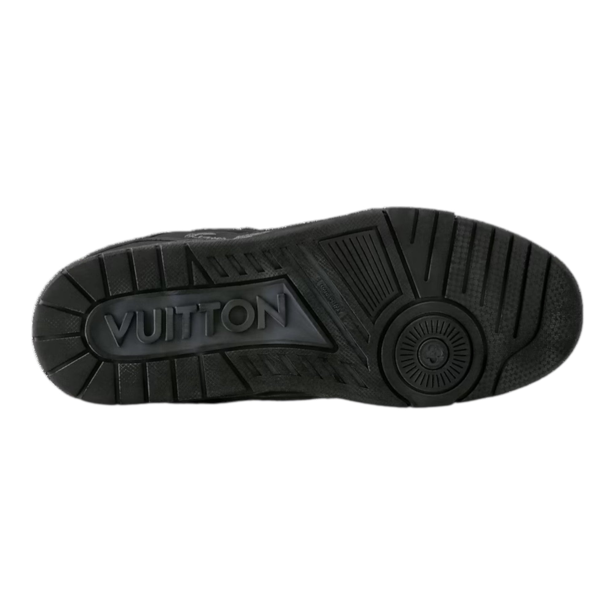 LV Trainer Distressed Sneaker Black