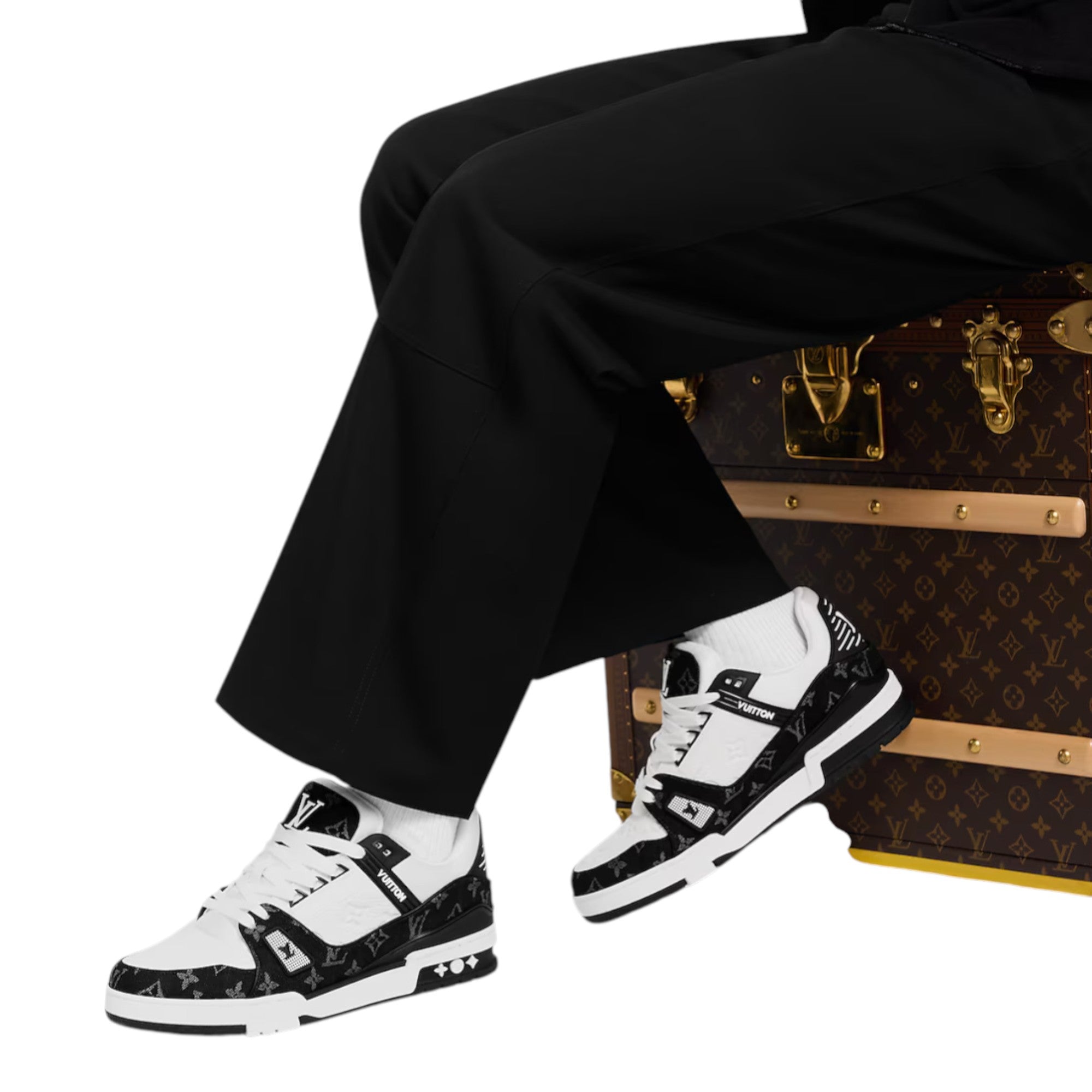 LV Trainer Sneaker Black