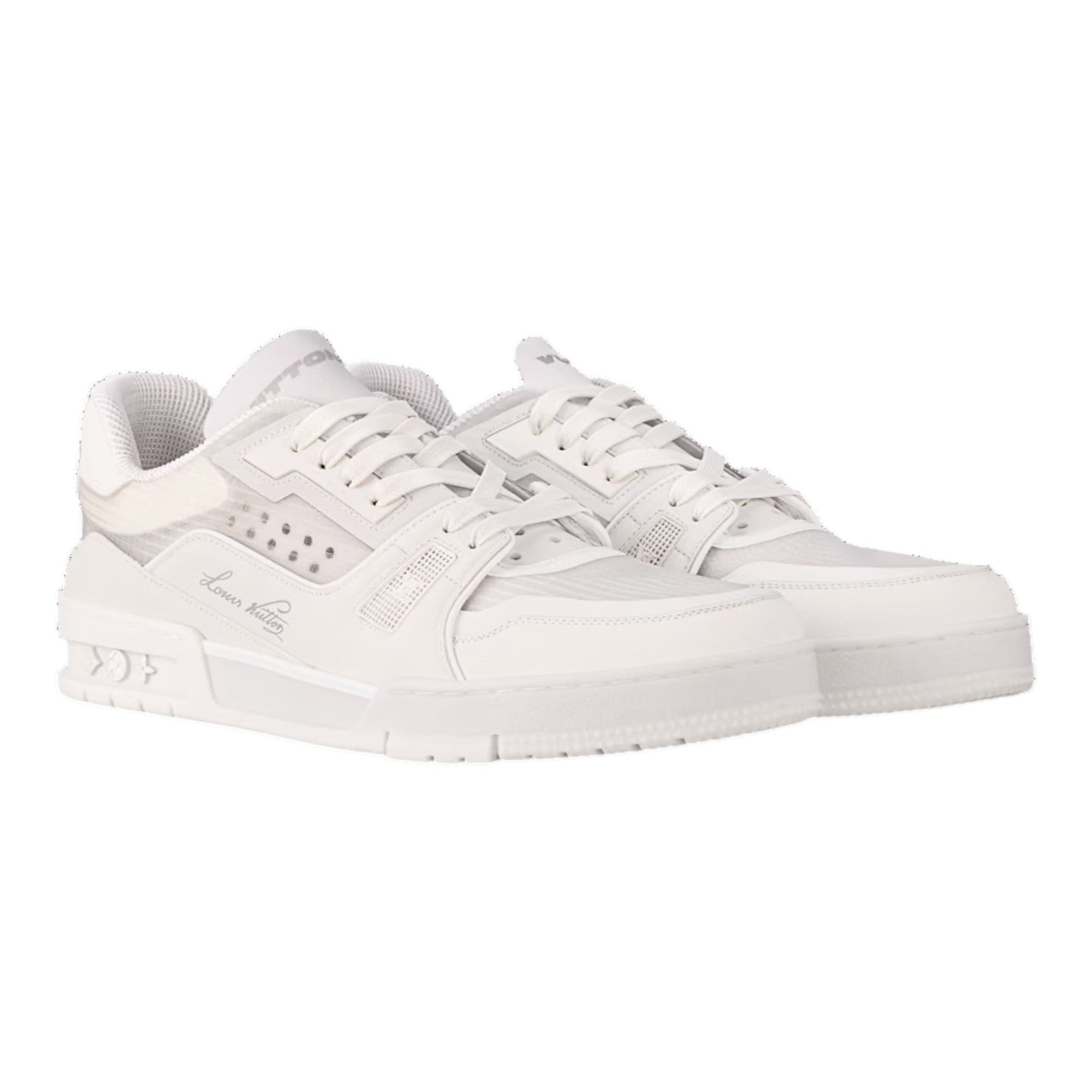 LV Trainer Sneaker White