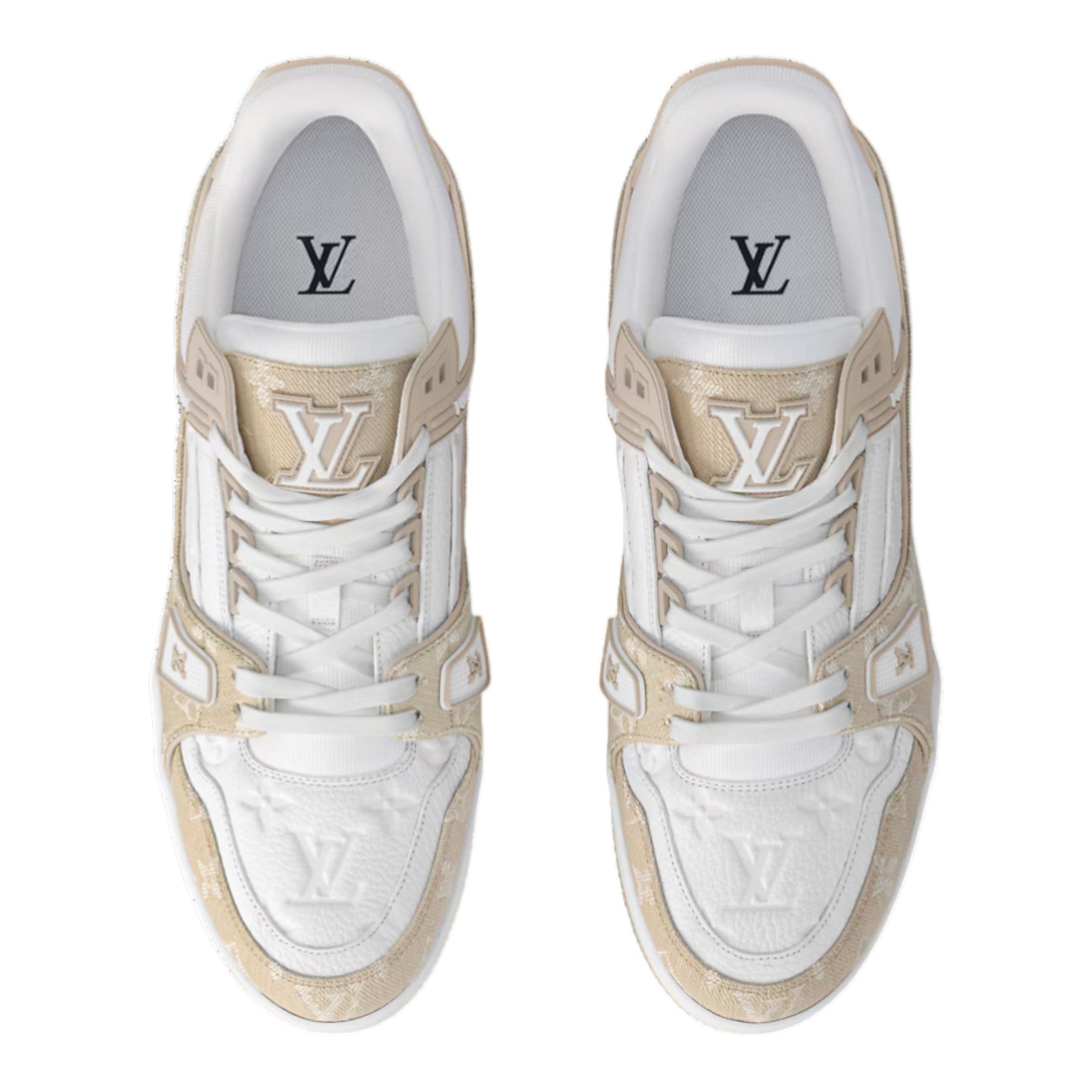 LV Trainer Sneaker Beige