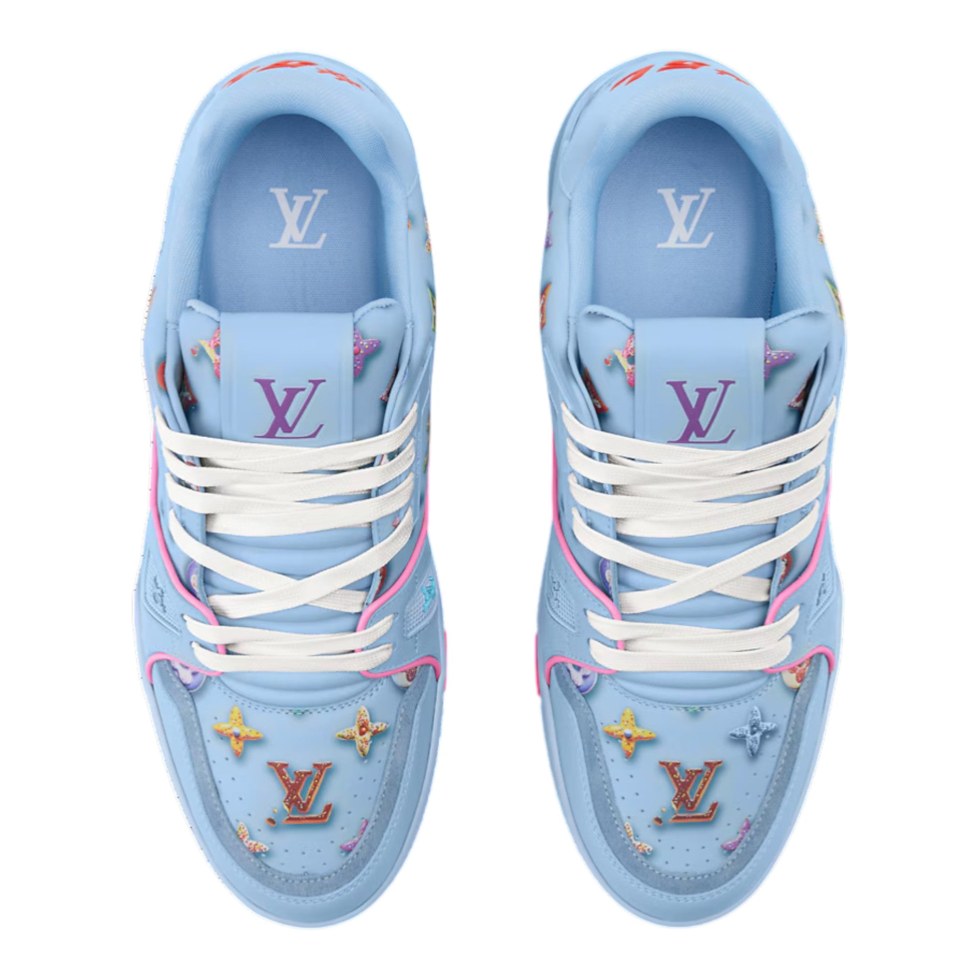 LV Trainer Sneaker Blue