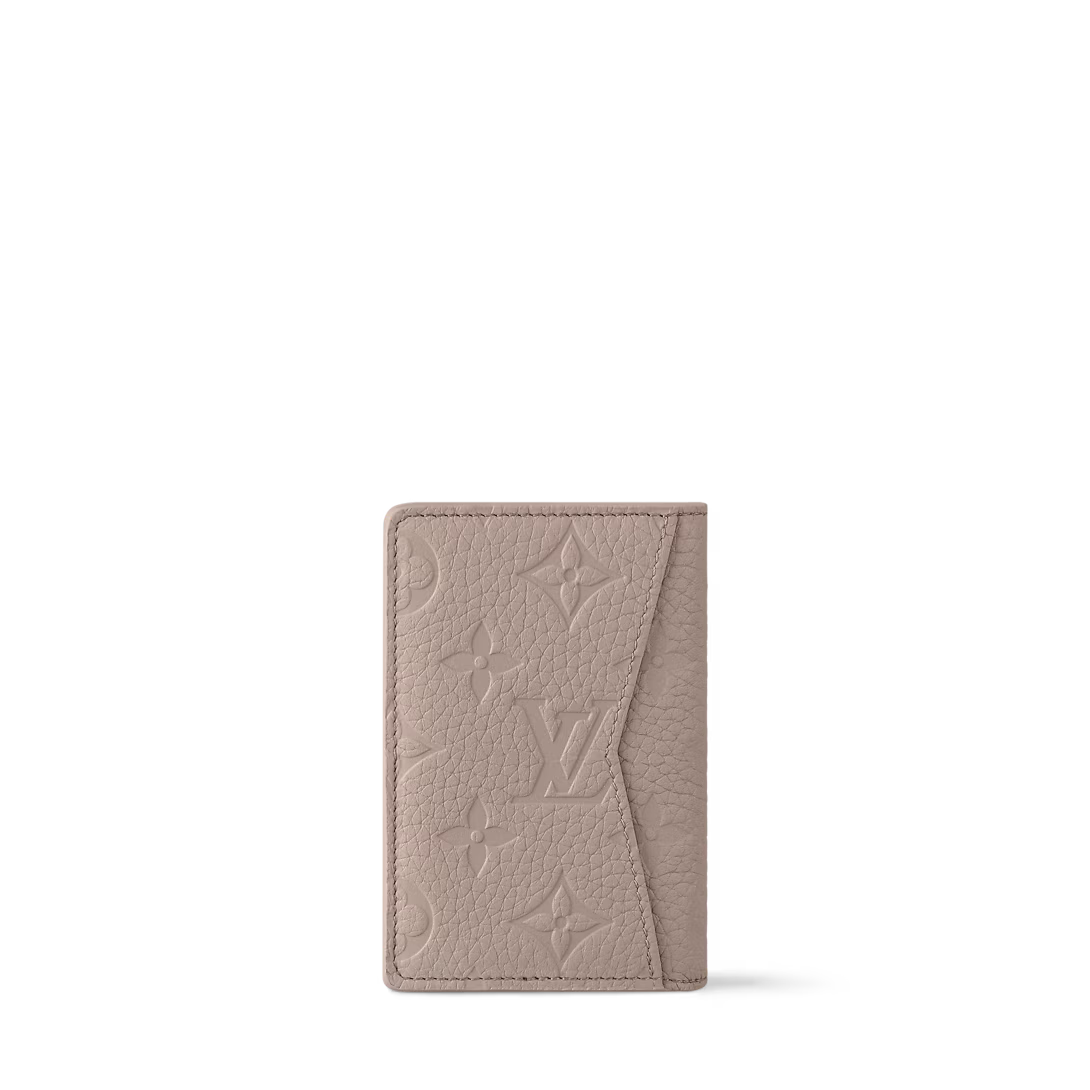 Pocket Organizer Monogram Taurillon Leather Vert d'eau