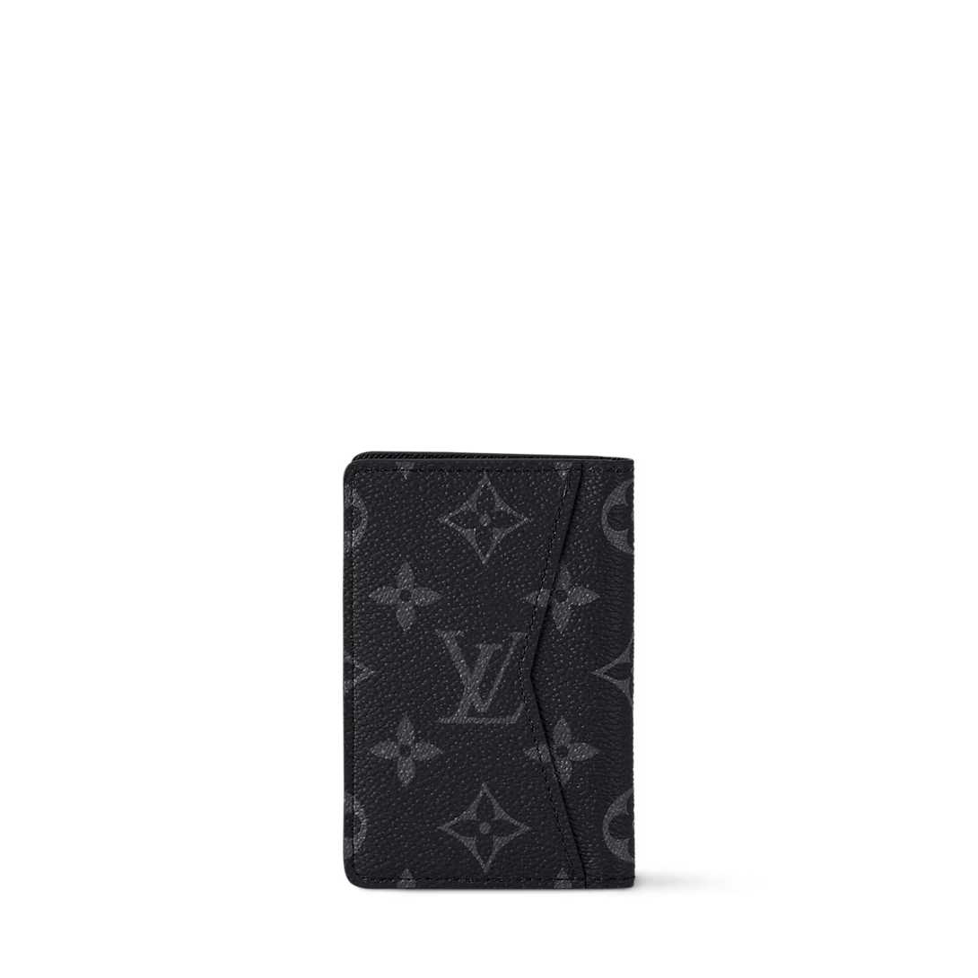 Louis Vuitton Pocket Organizer Monogram Eclipse Canvas