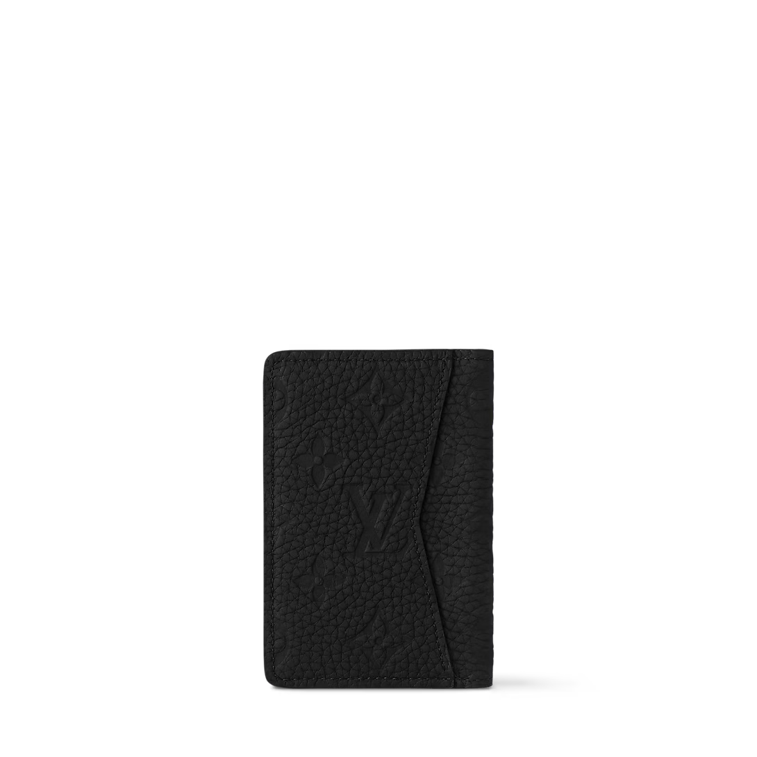 Pocket Organizer Monogram Taurillon Leather Vert d'eau