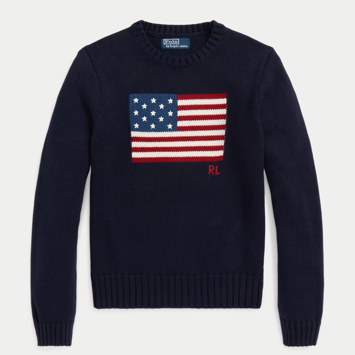 Iconic Flag Sweater Navy Blue