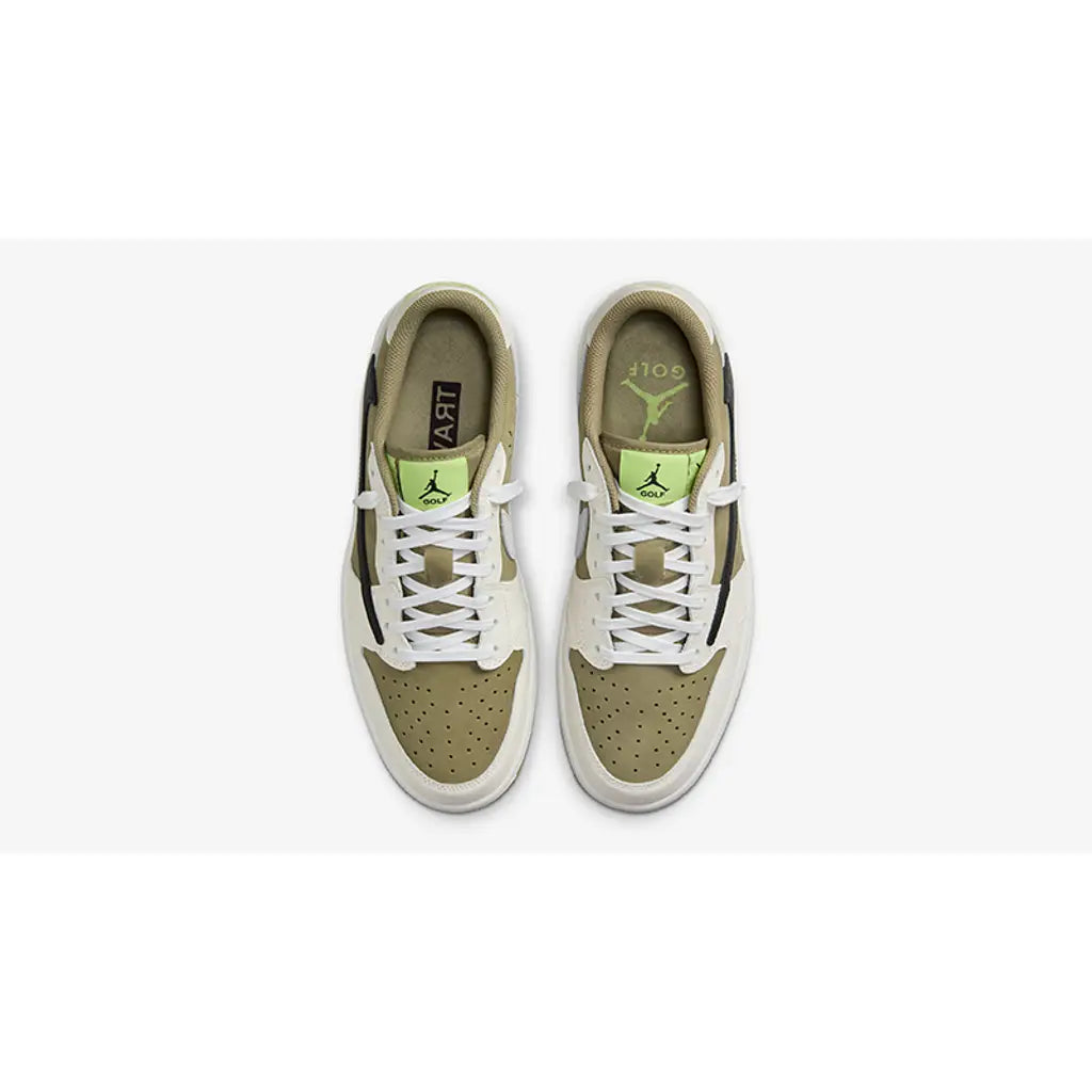 Air Jordan 1 Low Golf x Travis Scott Olive Black