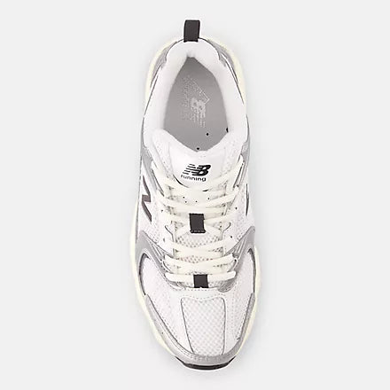 New Balance 530 Silver Metallic / Black Cement