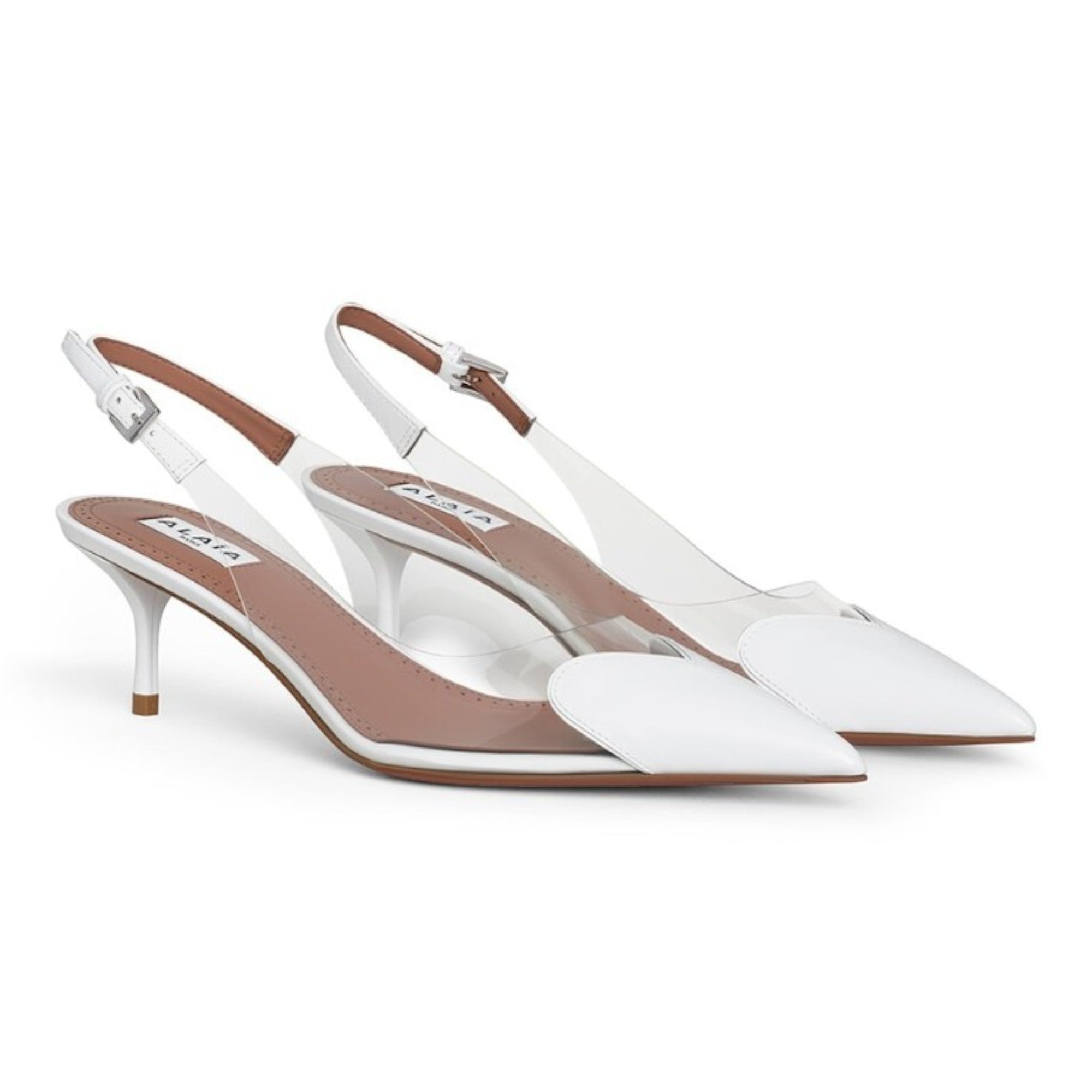 Le Cœur Slingback Pumps White