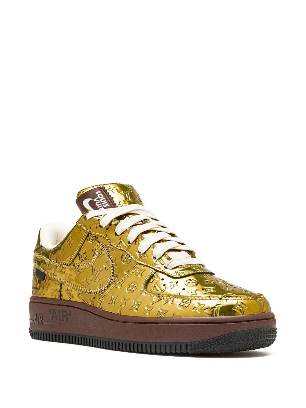 Air Force 1 Low Louis Vuitton Virgil Abloh Metallic Gold Collaboration