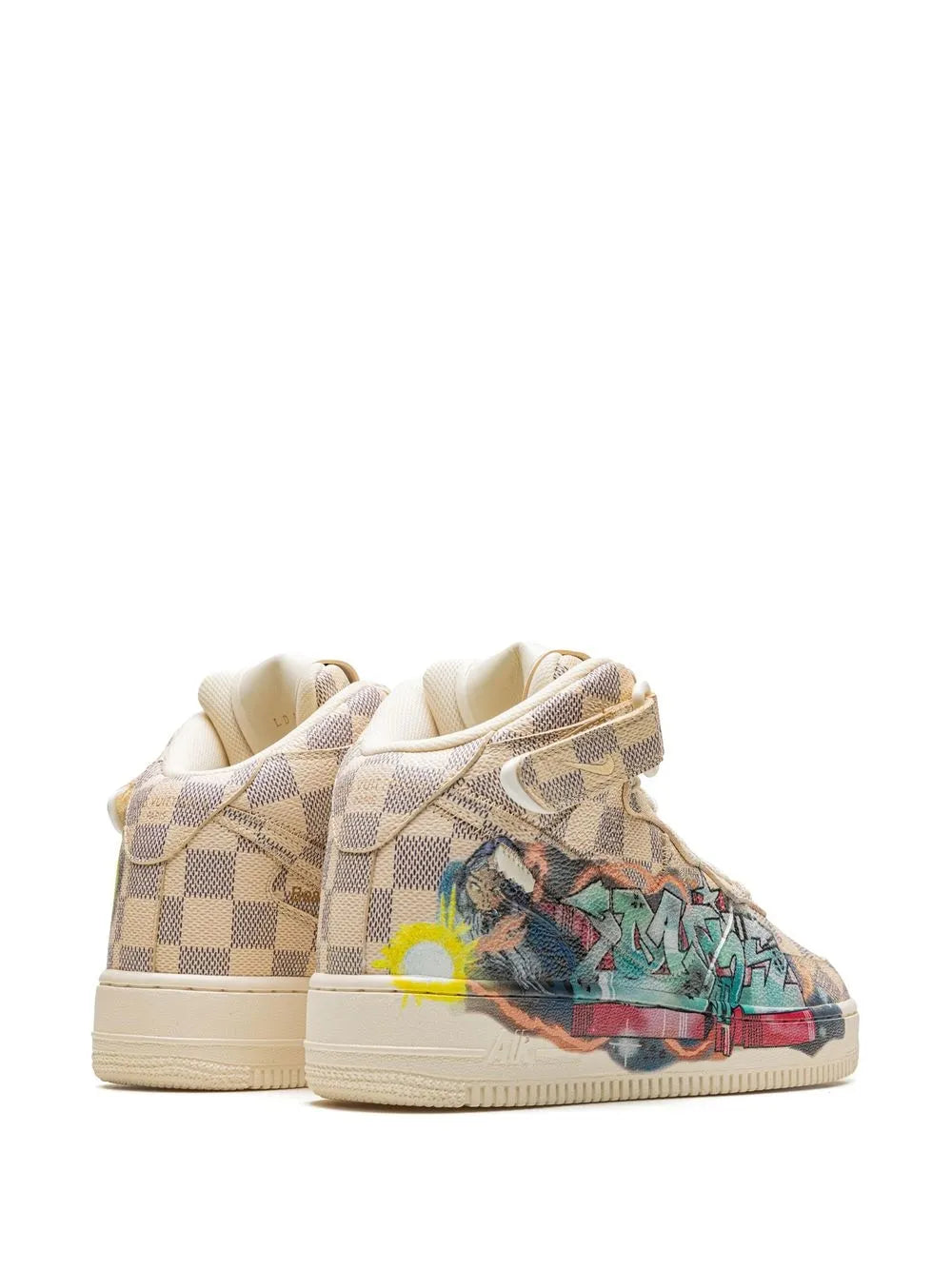 Air Force 1 Mid Louis Vuitton Virgil Abloh Graffiti Collaboration